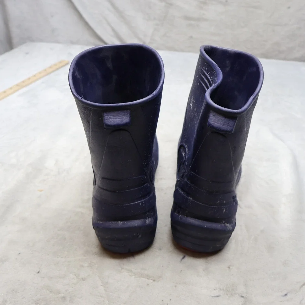 Tingley Flite Unisex M10 W12 Work Boots Blue Rubber Composite Toe 26256 READ